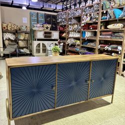 Carved Wood Sideboard