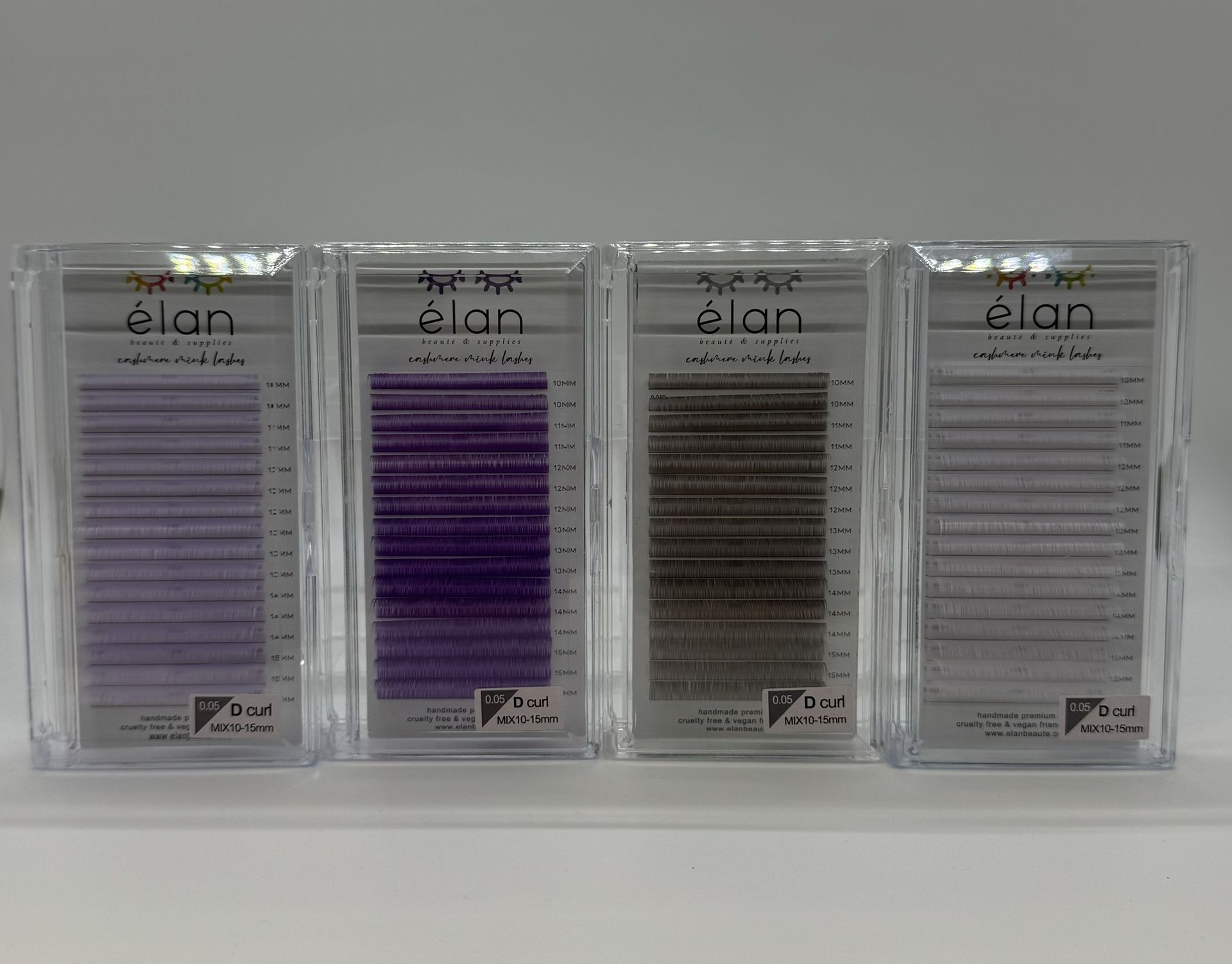 Elan SINGLE COLOR 0.05 cashmere mink lashes