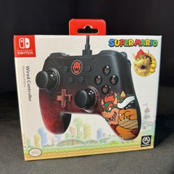 PowerA Wired Controller for Nintendo Switch - SUPER MARIO, Bowser VG With Wire