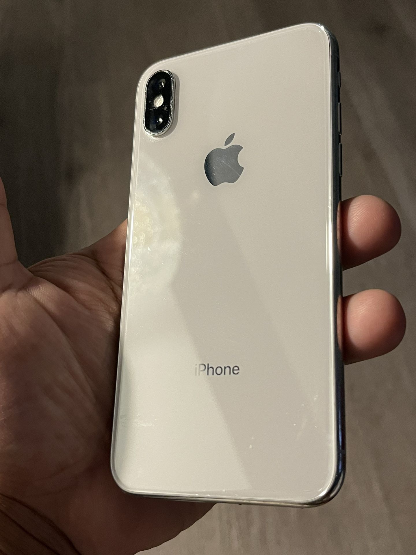Original iPhone X White OEM Back Housing battery camera phone for parts