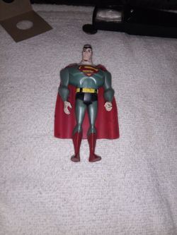 "Vintage M A T T E L Club Toys."(Justice League Animated Series.)"Superman Action Figurine"Unlimited.