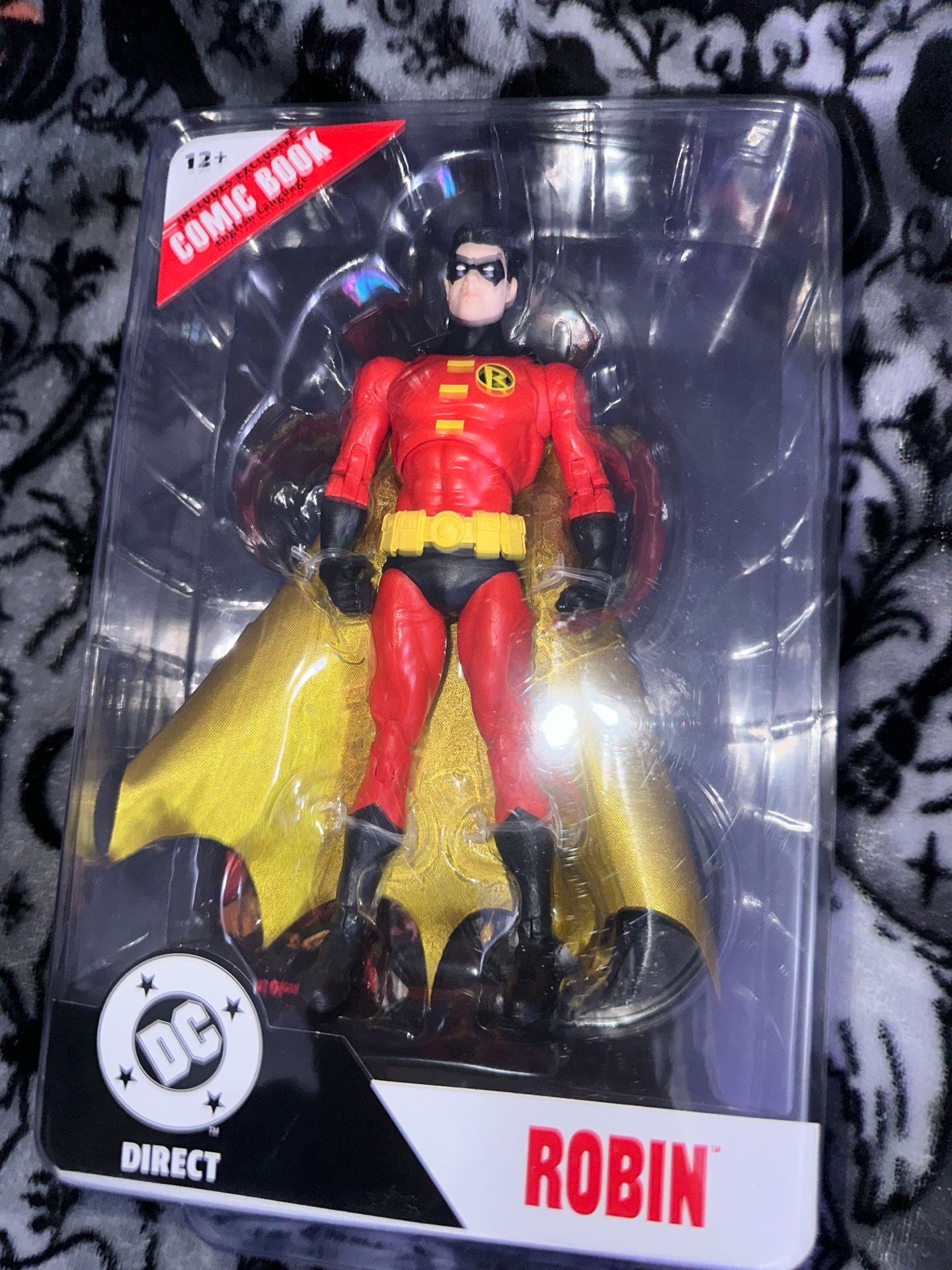 ROBIN TEEN TITANS DC PAGE PUNCHER MCFARLANE FIGURE NIP ( IN HAND)
