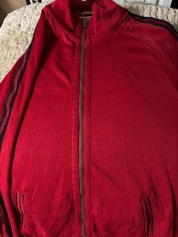 Converse Red Zip-Up Track Jacket