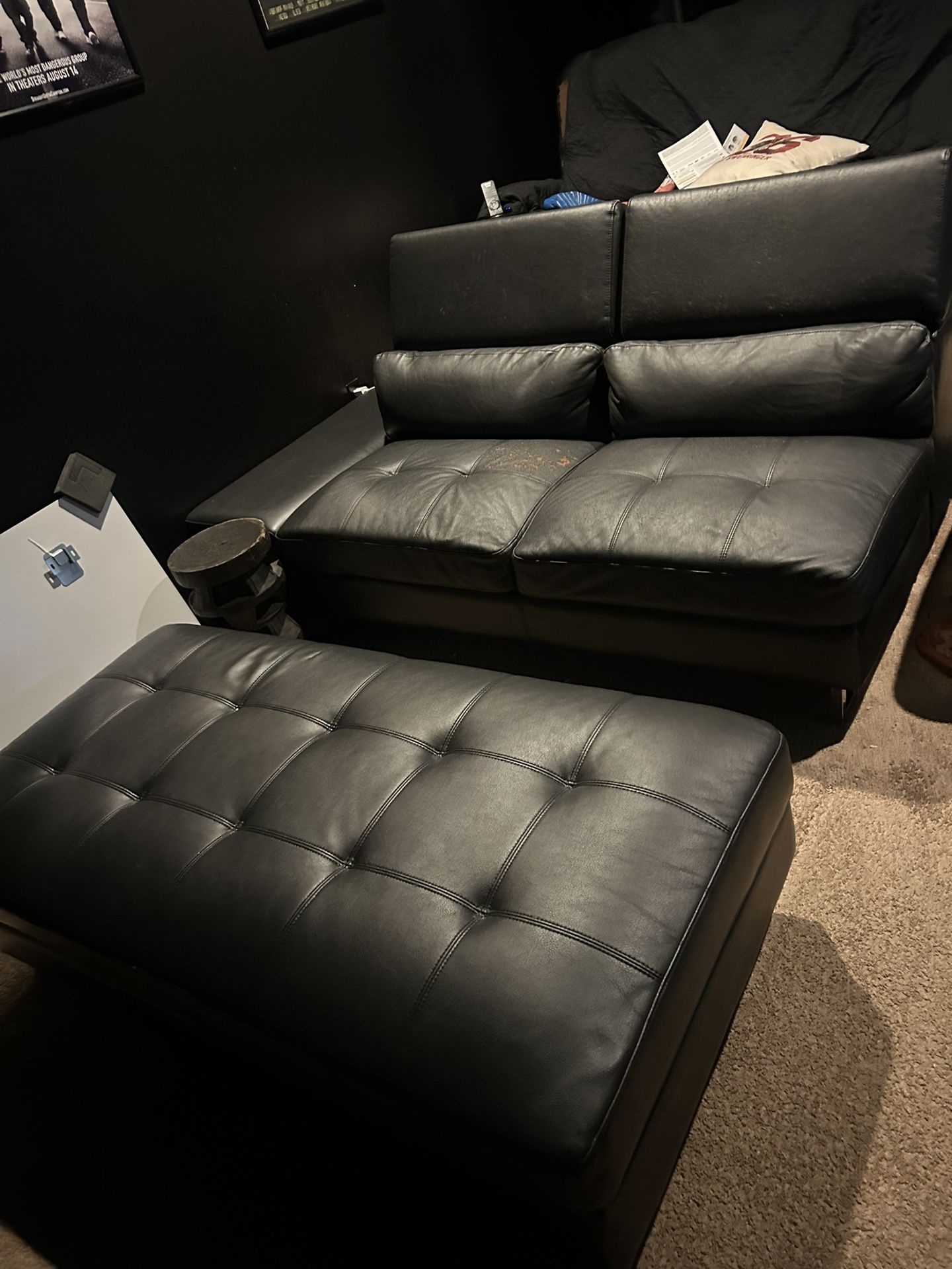 2 Black Couches