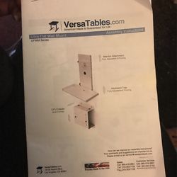Versa Monitor, Keyboard, And Processor Wall Mount 