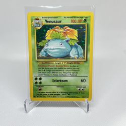 Vintage Venusaur Pokemon Card 
