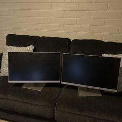 Two HP Monitors 