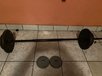 Pesas ,100lbs en total