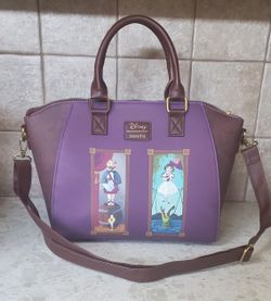 Loungefly DISNEY HAUNTED MANSION Stretching Portraits Satchel Purse Bag