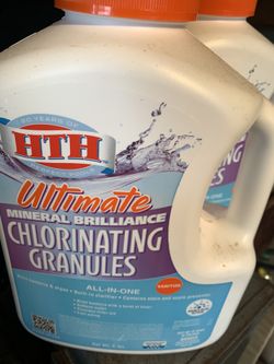 HTH Ultimate Mineral Brilliance Pool Care Chlorine Granules - Qty=2, 5 Lbs Each