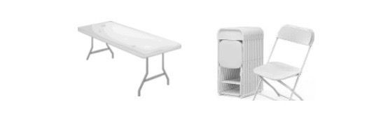 Chairs and Tables