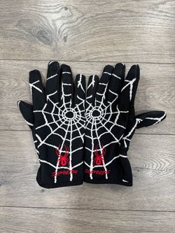 Supreme Spyder Gloves Black Size Large