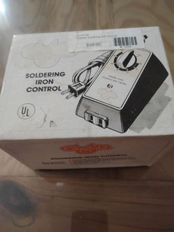 Glastar soldering iron/control