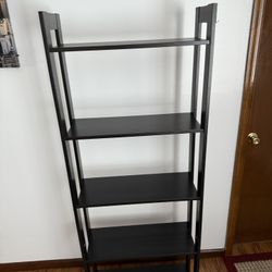  5-Layer Trapezoidal Wall Shelf Bookcase, Ladder Shelf, Standing Shelf Storage Organizer Accent Furniture , Home Office Furniture for Bathroom