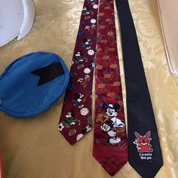 Disney ties / baby hat