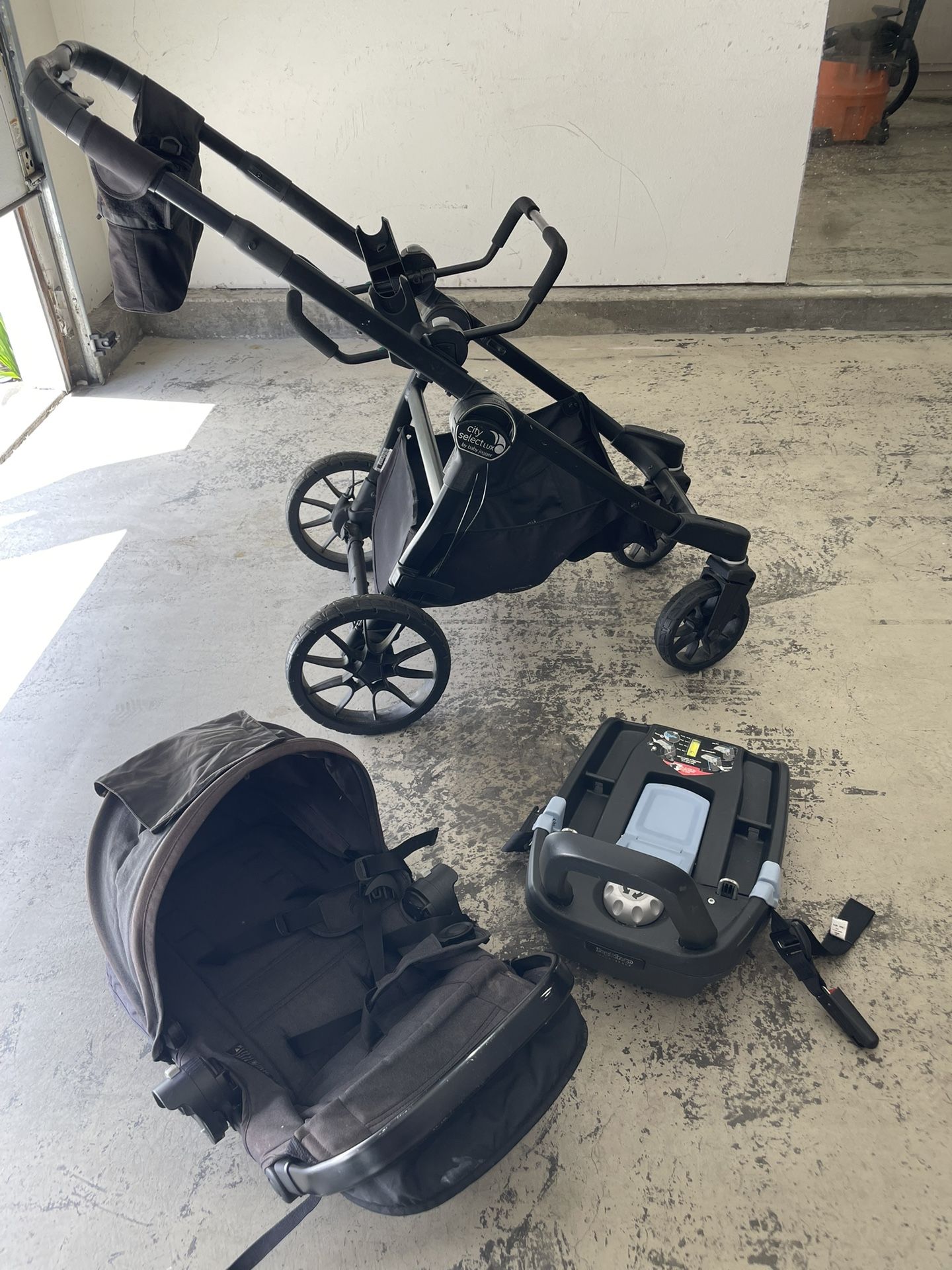 Double Stroller And Car seat Bundle W/ Attachments