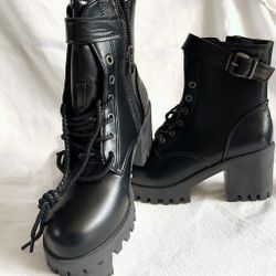 Black  Boots