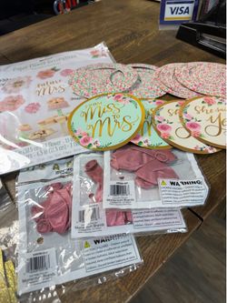 Bride to be decorations