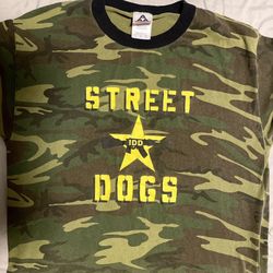 Vintage Street Dogs IDD Tee ( L ) - Camo