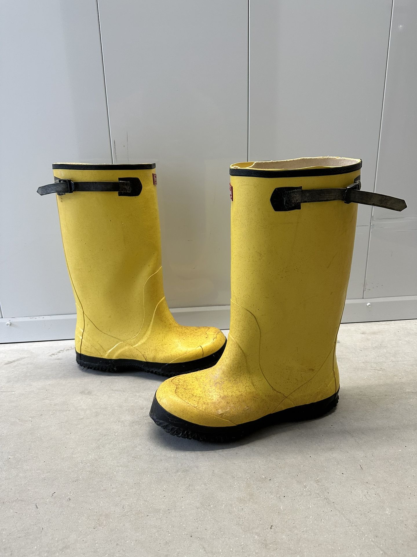 Boss Yellow Rubber Boots