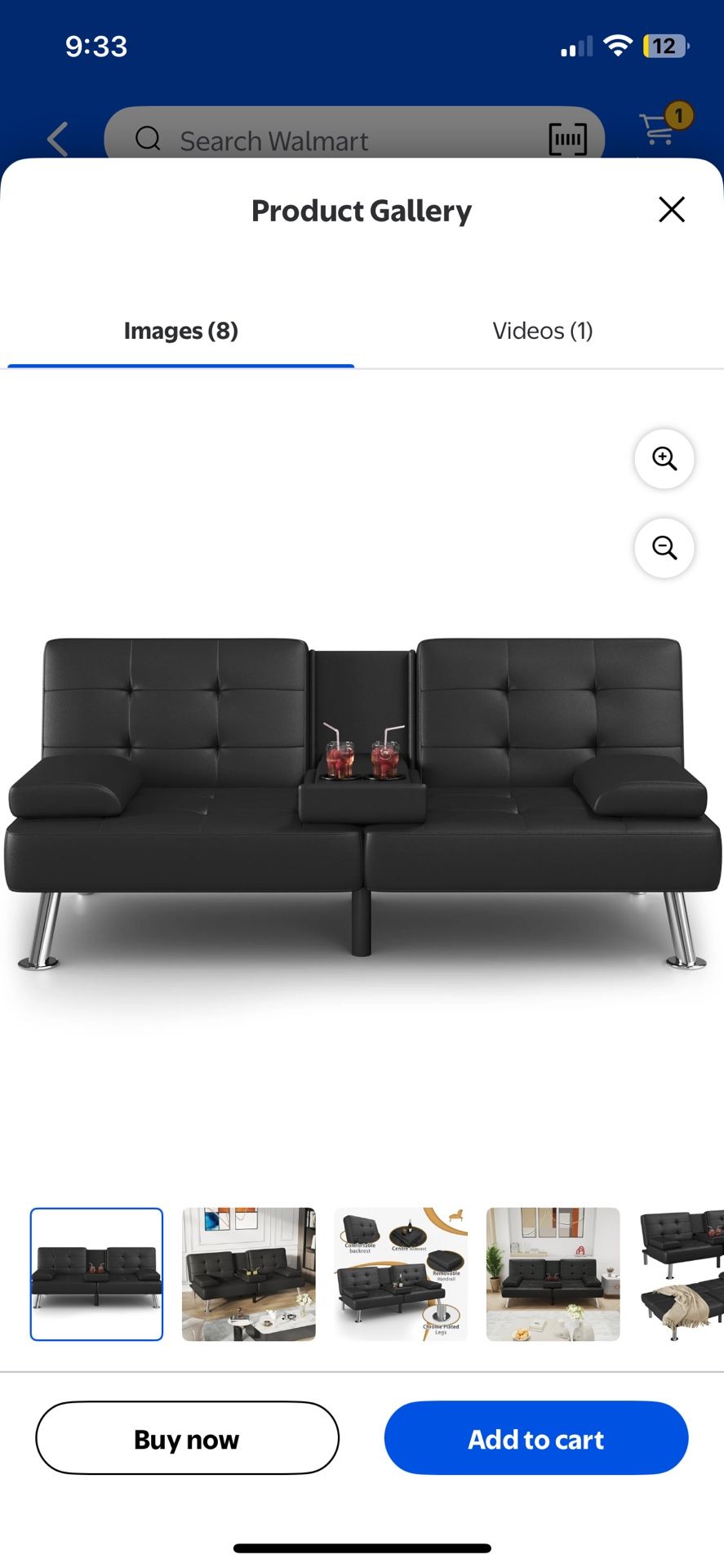 Chargeable Futon 