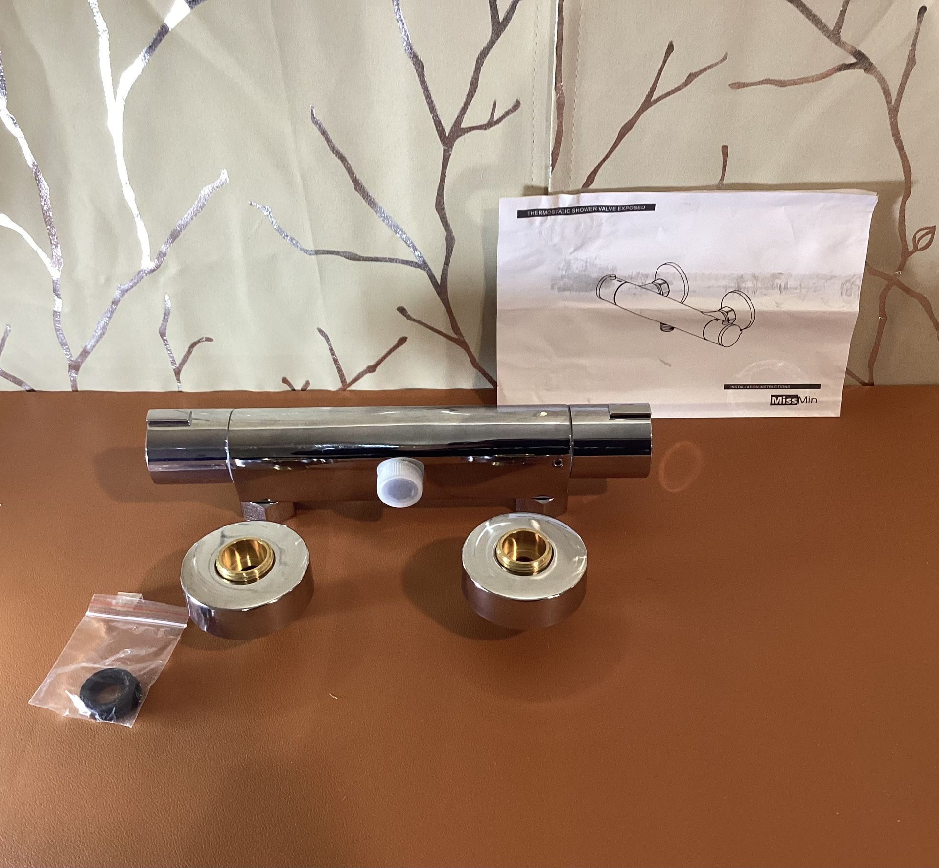 MISSMIN 4 inch Thermostatic RV Shower Faucet Valve