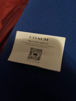 Coach side bag