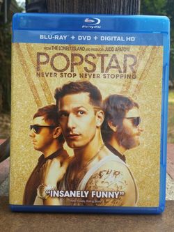 Popstar Never Stop Never Stopping Blu-ray DVD Combo Movie