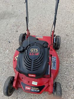 Toro lawnmower 6.5 HP