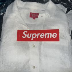 Supreme Mesh Stripe S/S Shirt