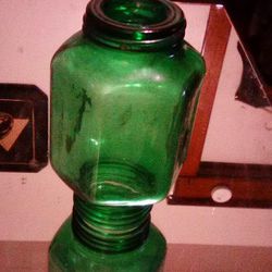 6 Sided Glass Glob From The 20s, Used For Spraying Fertilizer In The Garden