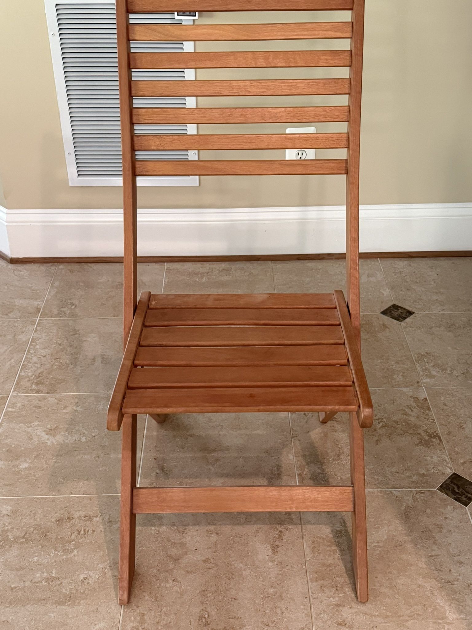 Teak Folding Chair