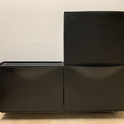 Plastic Shoe Bin Or Can Be Used For Storage Each $35