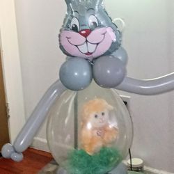 SMALL BALLOON EASTER BUNNIES 