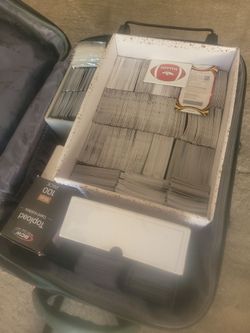 Large Lot of sports Cards in Box