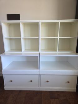 Pottery barn Cameron Storage cabinet set