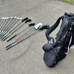 Tour Edge Hot Launch C521 Series golf set with Nike bag