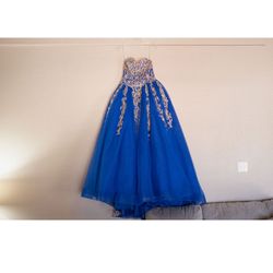 Blue And Gold Dress