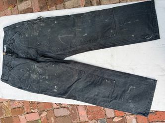 Carhartt Double Knees Black pants 32x30