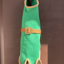 Christmas Dog Elf Costume.