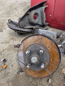 Mustang foxbody 87-93 v8 spindles rotors and calipers with control arms
