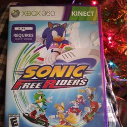 Sonic Free Riders  Microsoft Xbox 360 Kinect Video Game