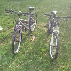 Magna and Roadmaster 24" Girls Bikes ($60 each) good condition 