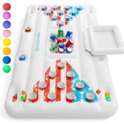 Pool Pong Games Float - Inflatable Pool Pong Table Set Pool