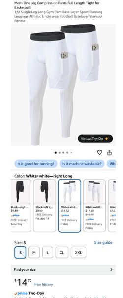 Men’s one leg compression pants
