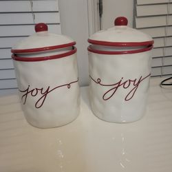 Cookies Set Jars 1New 1 Used Couple Times $7 Each