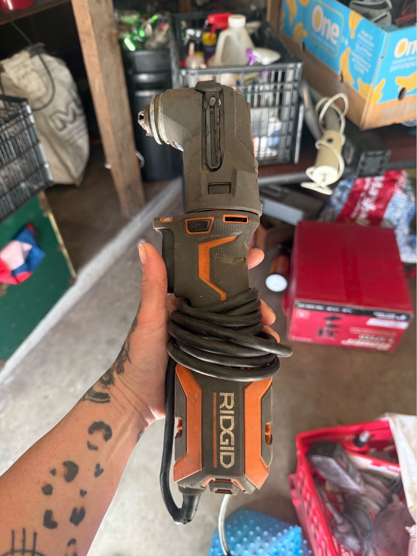 RIDGID JobMax 4 Amp Corded Oscillating Multi-Tool