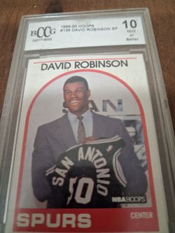 David Robinson rookie card.