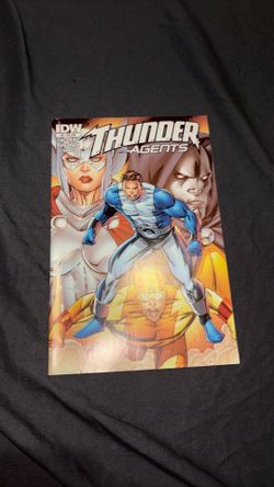 This is T.H.U.N.D.E.R. Agents #8 published by IDW Publishing.
