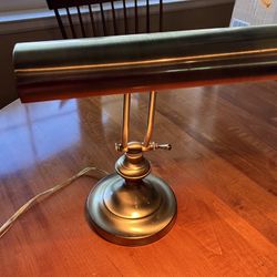 Antique Brass Piano/Desk Lamp
